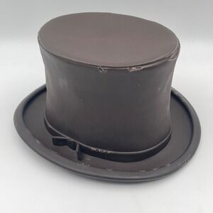 Wonka Movie Promotional Popcorn Bucket Brown Top Hat Plastic Collectible Snapco